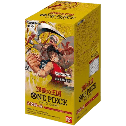 BANDAI - One Piece Card Game - Kingdom Of Plots OP-04 - Booster Box - Japanese Booster Box
