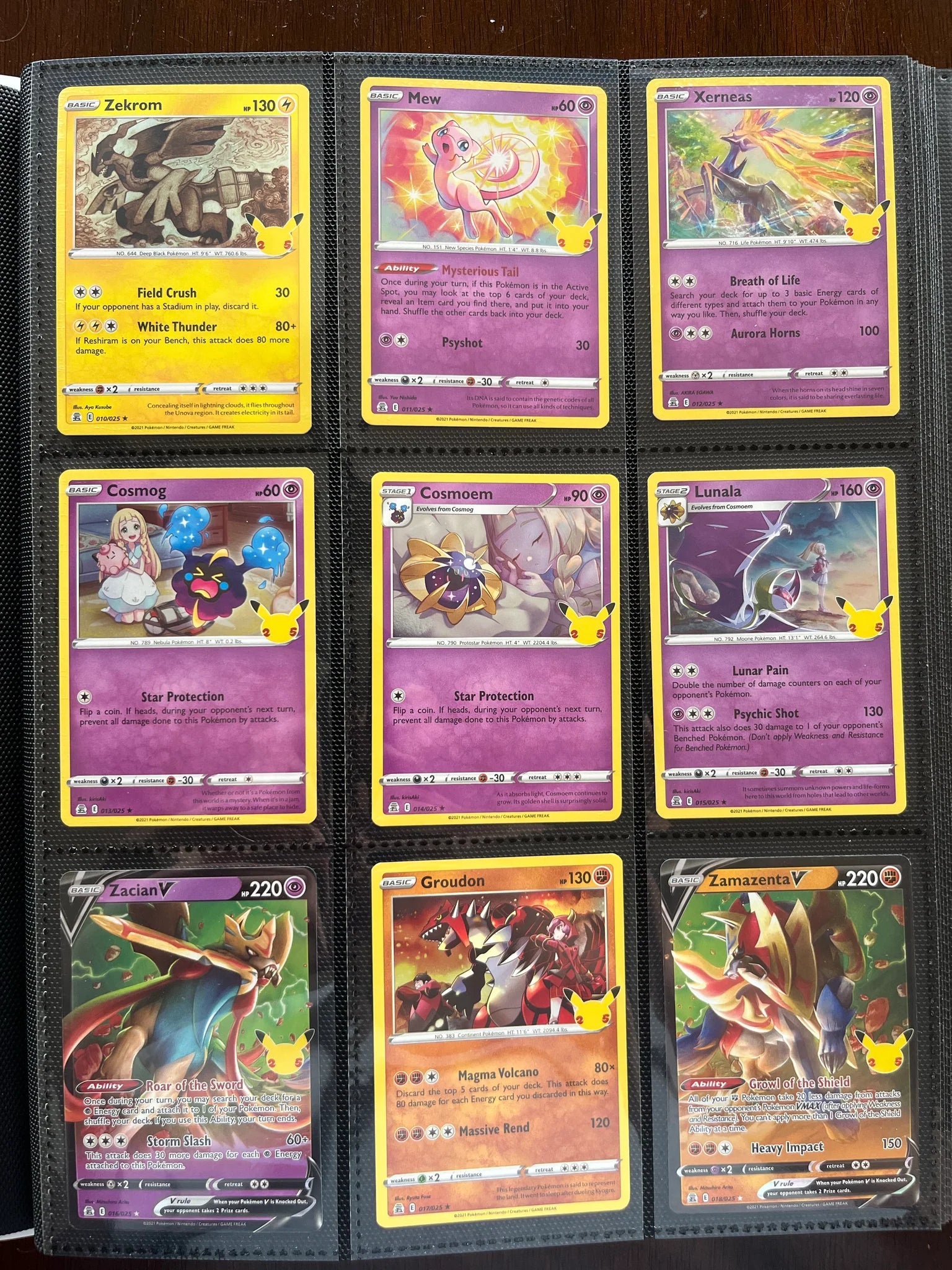 Pokémon Trading Card Game - 25th Anniversary Celebrations - Complete Master Set Collectible Trading Cards