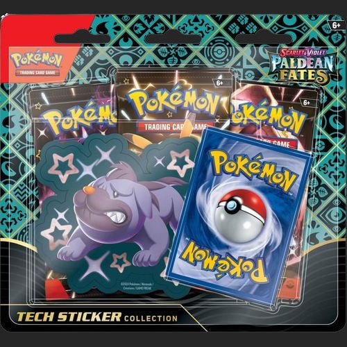 Pokémon Trading Card Game - Scarlet & Violet 4.5 - Paldea Fates Booster Tech Sticker Blister - TCGroupAU