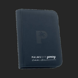 Palms Off Gaming - 4 Pocket Collectors Series Trading Card Binder - Navy Blue Binder