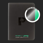 Palms Off Gaming - Top Loader Zip Matte Binder - Black - 108 Capacity Binder