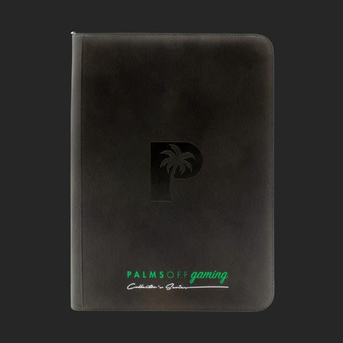 Palms Off Gaming - 9 Pocket Collectors Series Trading Card Binder - Black Binder