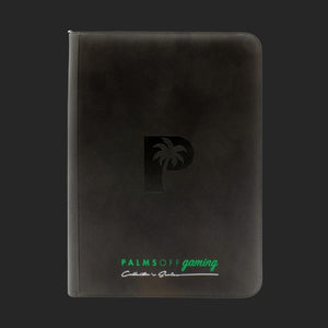 Palms Off Gaming - 9 Pocket Collectors Series Trading Card Binder - Black Binder