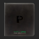 Palms Off Gaming - 12 Pocket Zip Trading Card Binder - Black Binder