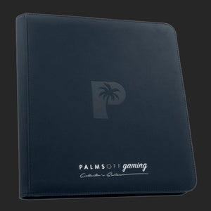 Palms Off Gaming - 12 Pocket Collectors Series Trading Card Binder - Navy Blue Binder