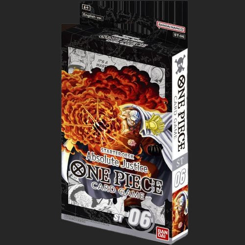 BANDAI - One Piece Card Game - Absolute Justice Starter Deck ST-06 - English Trial Deck