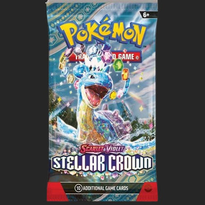 Pokémon Trading Card Game -  Scarlet & Violet 7 - Stellar Crown - Booster Pack Booster Pack