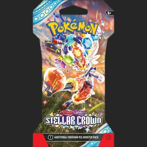 Pokémon Trading Card Game -  Scarlet & Violet 7 - Stellar Crown - Blister Pack Single Packs