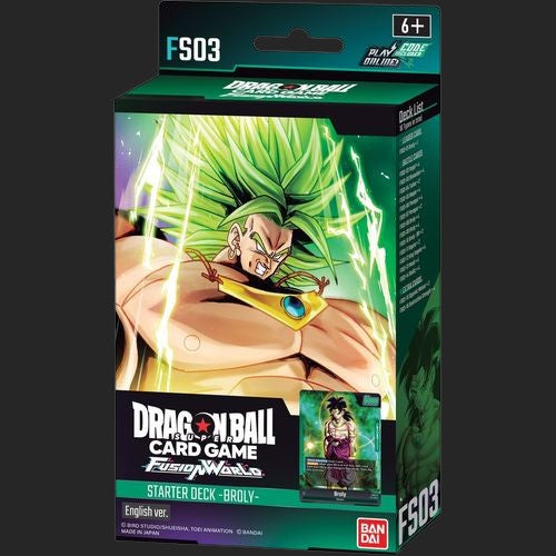 Dragon Ball Super Card Game - Fusion World - Broly [FS03] Starter Deck - PokéBox Australia