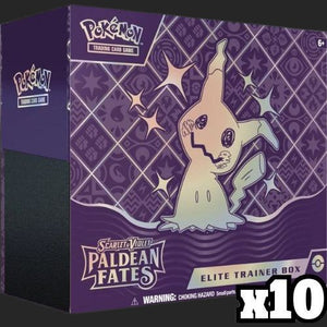 Pokémon Trading Card Game - Scarlet & Violet 4.5 - Paldean Fates Elite Trainer Box ETB - Sealed Case - TCGroupAU