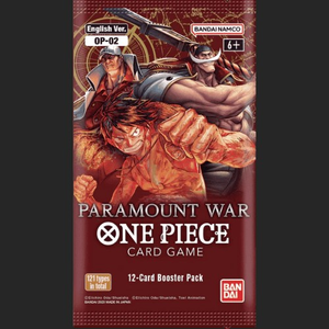 BANDAI - One Piece Card Game - Paramount War OP-02 - Booster Pack - English Booster Pack