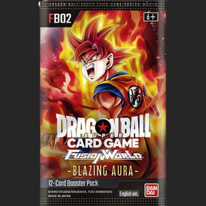 Dragon Ball Super Card Game - Fusion World - Blazing Aura [FB02] - Booster Pack Collectible Trading Cards