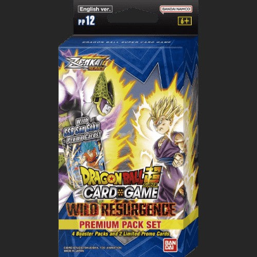 Dragon Ball Super Card Game - Zenkai Series 04 Wild Resurgence - Premium Pack [PP12] Special Set