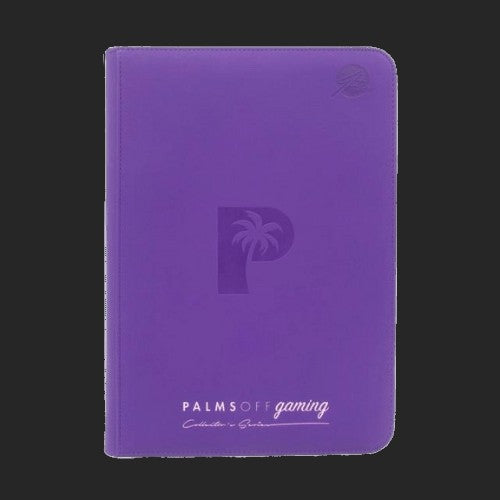 Palms Off Gaming - 9 Pocket Collectors Series Trading Card Binder - Purple Binder