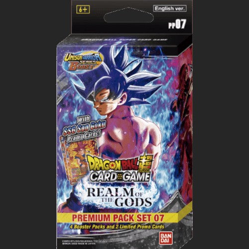 Dragon Ball Super Card Game - Series 16 UW7 Realm of the Gods - Premium Pack [PP07] Special Set