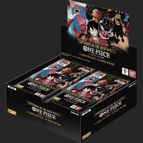 BANDAI - One Piece Card Game - Emperors In The New World OP-09 Booster Box - English Booster Box