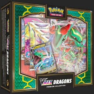 Pokémon Trading Card Game - Vmax Double Dragon Premium Rayquaza Collection Box