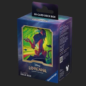 Disney Lorcana Trading Card Game - Deck Box - Winnie The Pooh, Scar - Azurite Sea Deck Box