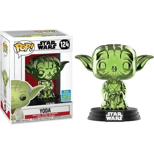 Pop! Vinyl - Star Wars 124 Yoda 2019 Summer Convention Exclusive - Bobble Head - TCGroupAU