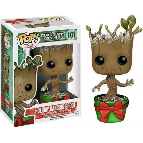 Pop! Vinyl - Marvel Guardians Of The Galaxy 101 Holiday Dancing Groot - Bobble Head - TCGroupAU