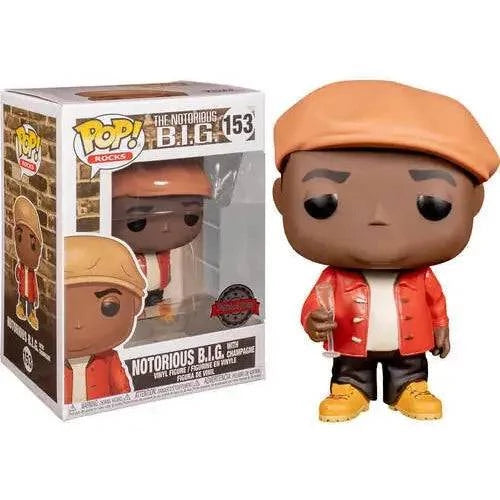 Pop! Vinyl - The Notorious B.I.G 153 Notorious B.I.G With Champagne Special Edition - TCGroupAU