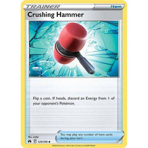 Crushing Hammer (125/159)  - Crown Zenith - Pokemon Single Card