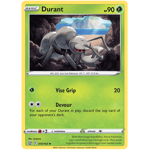 Durant 010/163 - Battle Styles - Pokemon Single Card