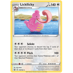 Lickilicky 114/163 - Battle Styles - Pokemon Single Card