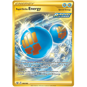 Rapid Strike Energy 182/163 - Battle Styles - Pokemon Single Card