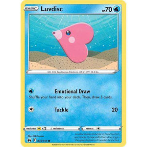 Luvdisc (035/159)  - Crown Zenith - Pokemon Single Card