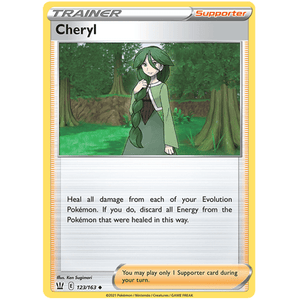 Cheryl 123/163 - Battle Styles - Pokemon Single Card