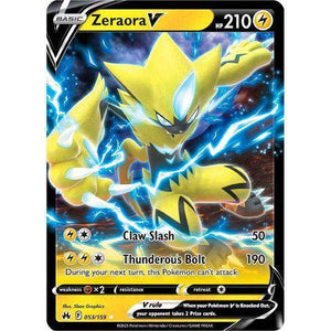 Zeraora V (053/159)  - Crown Zenith - Pokemon Single Card