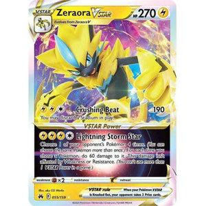 Zeraora VSTAR (055/159)  - Crown Zenith - Pokemon Single Card