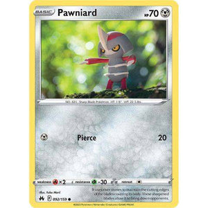 Pawniard (092/159)  (92)  - Crown Zenith - Pokemon Single Card