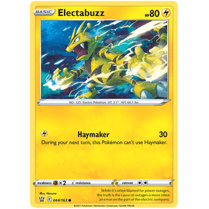 Electabuzz 044/163 - Battle Styles - Pokemon Single Card