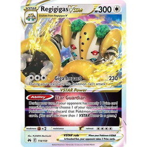 Regigigas VSTAR (114/159)  - Crown Zenith - Pokemon Single Card