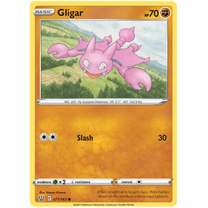 Gligar 071/163 - Battle Styles - Pokemon Single Card