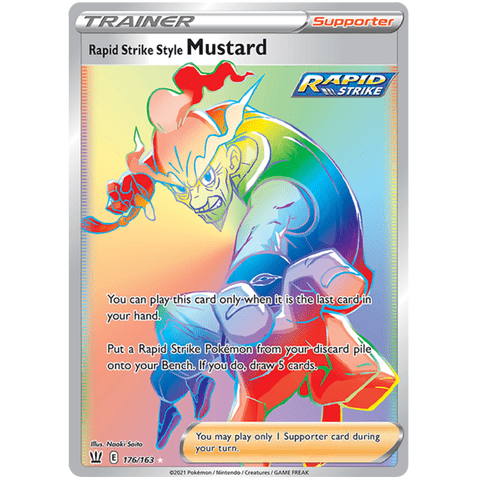 Rapid Strike Style Mustard 176/163 - Battle Styles - Pokemon Single Card