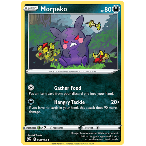 Morpeko 098/163 - Battle Styles - Pokemon Single Card