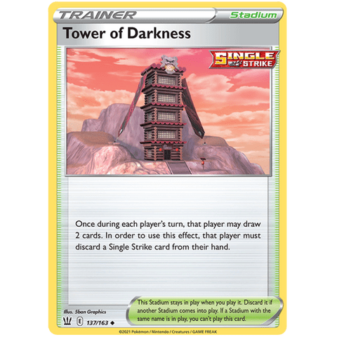 Tower of Darkness 137/163 - Battle Styles - Pokemon Single Card