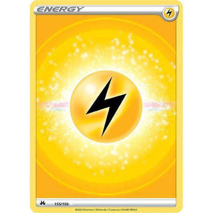 Lightning Energy (155/159)  (Texture Full Art)  - Crown Zenith - Pokemon Single Card