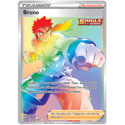 Bruno 172/163 - Battle Styles - Pokemon Single Card