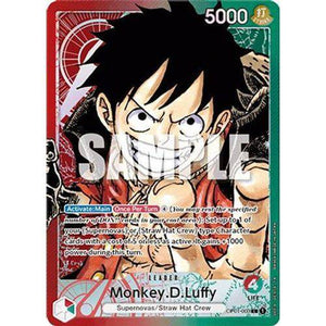 OP01-003L Monkey.D.Luffy (Alternate Art) (Foil) Single Card