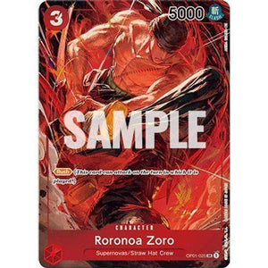 OP01-025SR Roronoa Zoro (Alternate Art) (Foil) Single Card