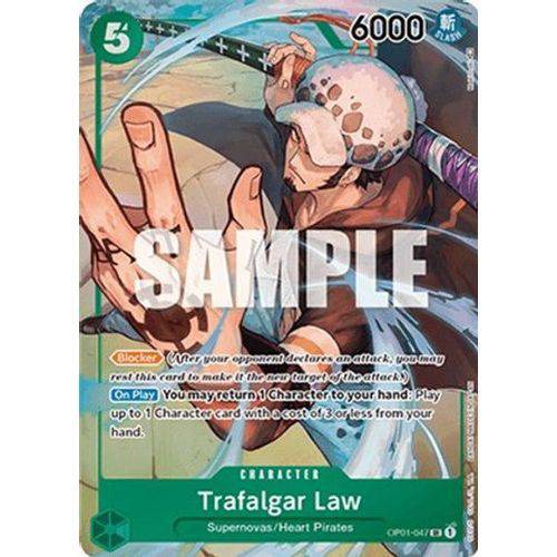 OP01-047SR Trafalgar Law (Alternate Art) (Foil) Single Card