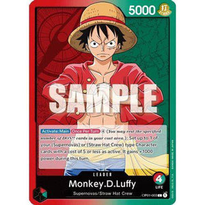 OP01-003L Monkey.D.Luffy Single Card