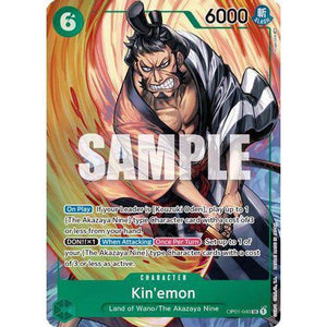 OP01-040SR Kin'emon (Alternate Art) (Foil) Single Card