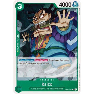 OP01-052UC Raizo Single Card