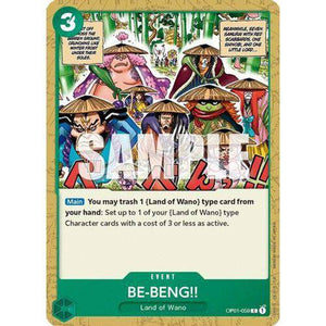 OP01-059C BE-BENG!! Single Card