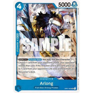 OP01-063UC Arlong Single Card